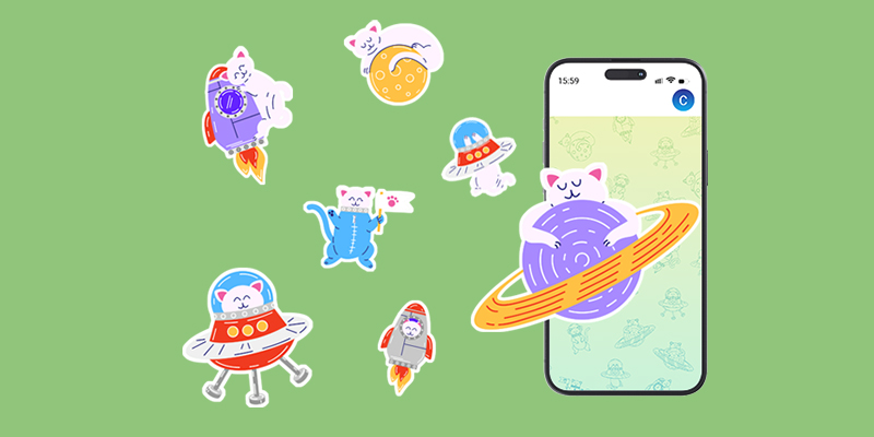 S029. Создание стикеров в Illustrator